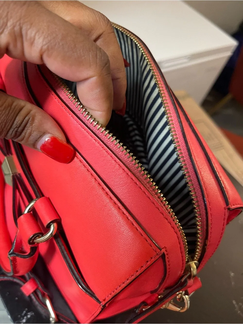 kate spade Red Bow Satchel with Detachable Strap